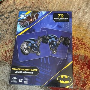 Batman memory cards game NWT